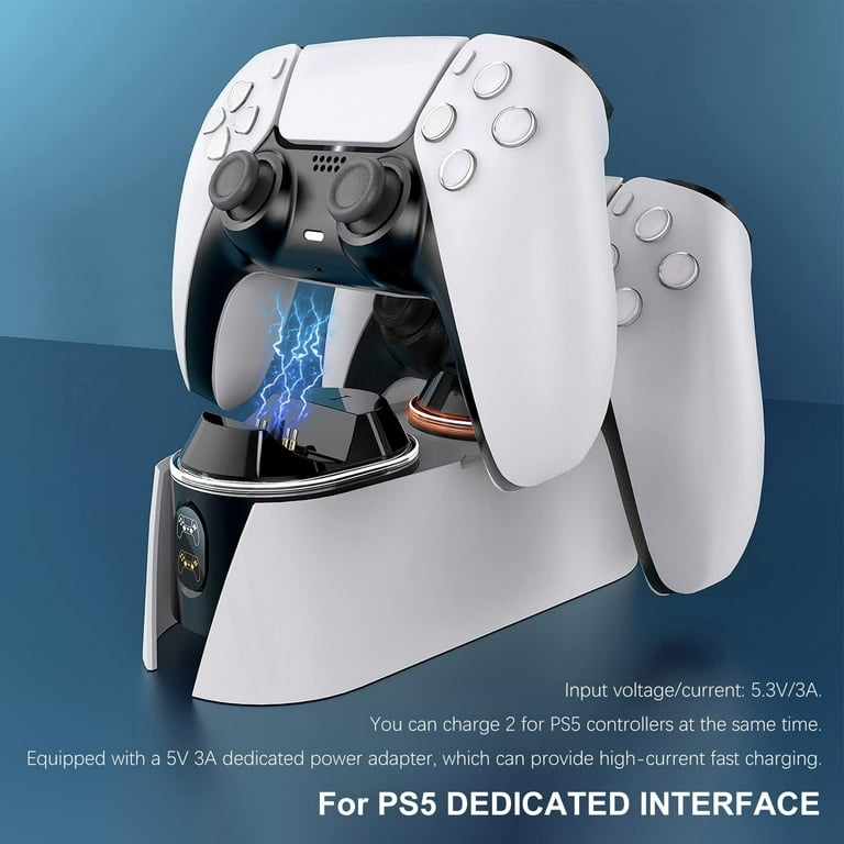 Sony PlayStation 5 DualSense Charging Station PS5, Charge Up to 2 Wireless  Controllers
