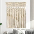 thumbnail image 6 of Vintage Wall Hanging Boho Backdrop Door Window Curtain Decoration Handmade Macrame for Door Curtains, 6 of 20