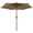 Grey, variant on vidaXL Garden Parasol Anthracite Polyester fabric, aluminum pole