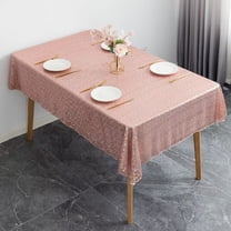 Gqtwoy Christmas Party Sequin Tablecloth, Rectangular Tablecloth, Shiny Decoration for Weddings, Holiday Events, Photo Backdrops, High-Density Sequined Fabric