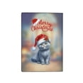 thumbnail image 2 of Merry Christmas British Shorthair Santa Hat Xmas Tree Winter Holiday Travel Passport Wallet Cat Lover Kitten Owner Gifts PU Leather Passport Holder Cover - 01013, 2 of 5
