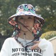thumbnail image 5 of Hsqqdc Blue Mosquito Head Net Hat Mesh Face Mask Insect Proof Sun Shading Bucket Cap, 5 of 7