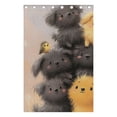 thumbnail image 4 of Many Cute Cartoon Dogs Blackout Curtains for Living Room Bedroom 55W x 72/84L Insulated Window Drapes 2 Panels, 4 of 6
