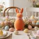 thumbnail image 2 of TanSiDing Easter Bunny Figurine Spring Home Decor Desktop Ornament Festive Bunny Statue Holiday Tabletop Decoration for Indoor Outdoor Decor, 2 of 6