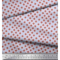 thumbnail image 2 of Soimoi Poly Georgette Fabric Clover Leaves Fabric Prints By Yard 52 Inch Wide, 2 of 3