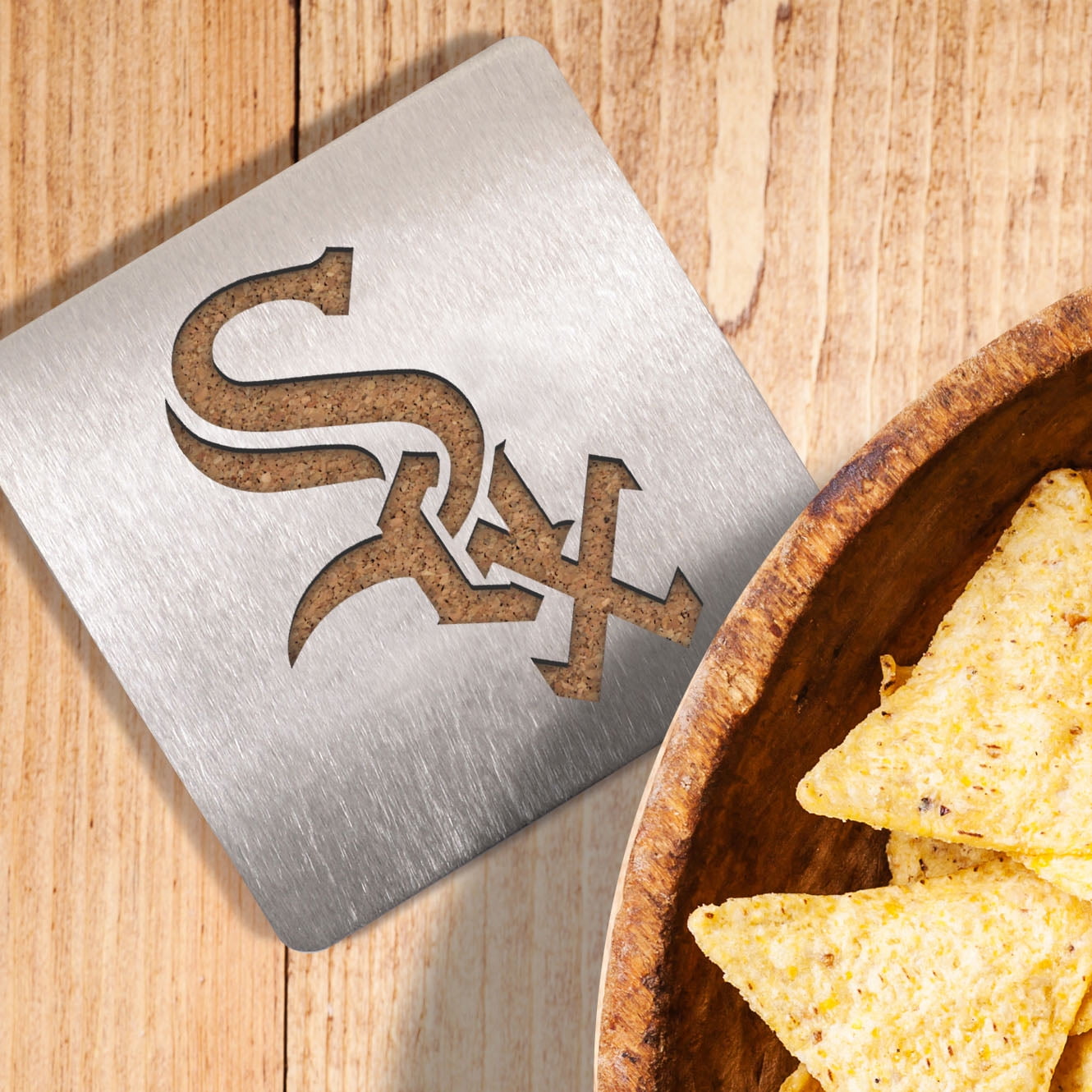 YouTheFan MLB Chicago White Sox Boasters, 4-Piece Coaster Set