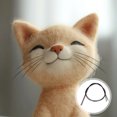 thumbnail image 3 of MOVTOTOP 6Pcs Animal Crafts Whiskers Set for Needle Felting Projects Black Nylon Straight Realistic Stage Performances, 3 of 8