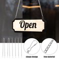 thumbnail image 2 of Miangastore Steel Hanging Chain Silver 6Pcs for Outdoor Use 10.2X0.4X0.2In, 2 of 8