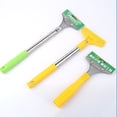 thumbnail image 5 of 1 Pc Heavy Duty Floor Scraper with Long Handle Adjustable Wall Scraper Portable Long Handle Razor Blade Scraper for Cleaning Gum, Glass, Wall, Tile, Green 3.74X13.39 Inch, 5 of 6