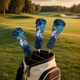 thumbnail image 5 of Yuyamidu Boho Sea Turtle Golf Head Covers, Pink Hibiscus Golf Club Covers Driver Headcovers, Fairway Woods Head Covers, Hybrids Headcover for Golf Gifts, 5 of 7