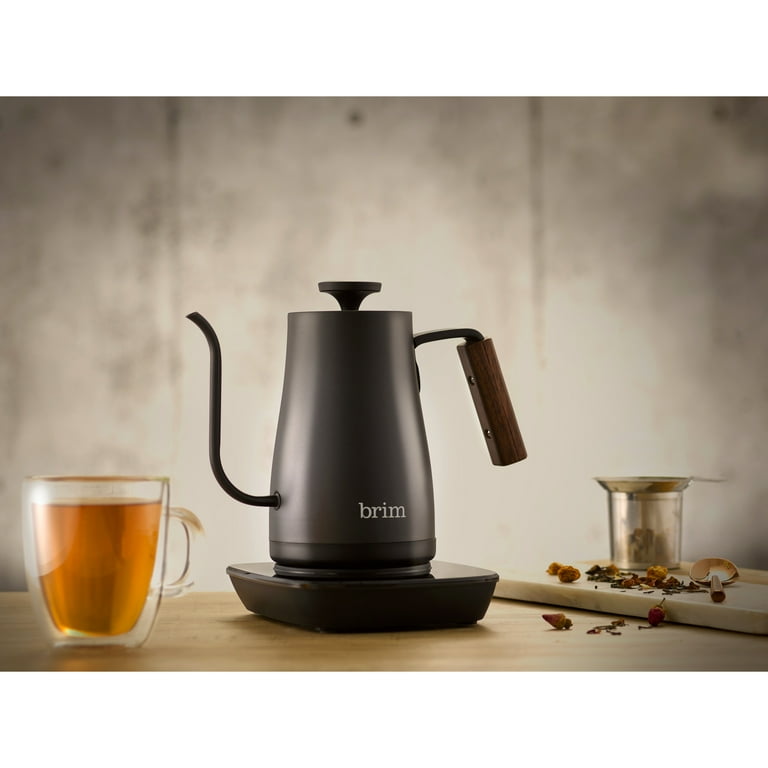 Electric Kettle, 100% Stainless Steel Tea Kettle, Electric Gooseneck Kettle  with Auto Shut Off, Pour Over Kettle for Coffee & Tea, 0.8L,1000W,Matte