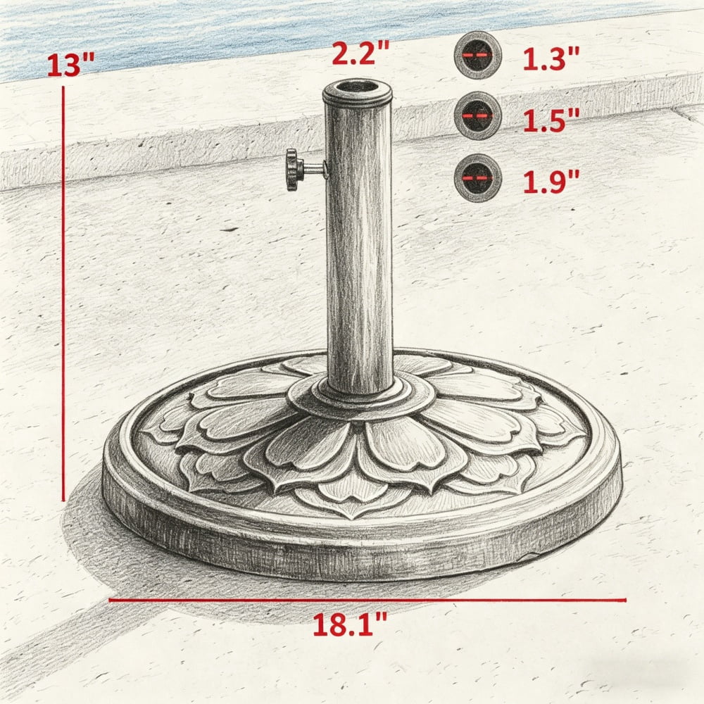 Outdoor Umbrella Base（Only the base）