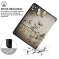 thumbnail image 2 of JYtrend Smart Slim Case for iPad Air 5th 4th Generation 2022 2020 10.9 Inch with Pencil Holder, Protective Cover Trifold Stand for iPad Air 4 5 (Butterfly Flower), 2 of 8