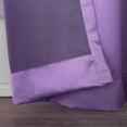 thumbnail image 5 of Sun Zero Barrow Energy Efficient Rod Pocket Curtain Panel, 54" x 95", Purple, One Panel, 5 of 8