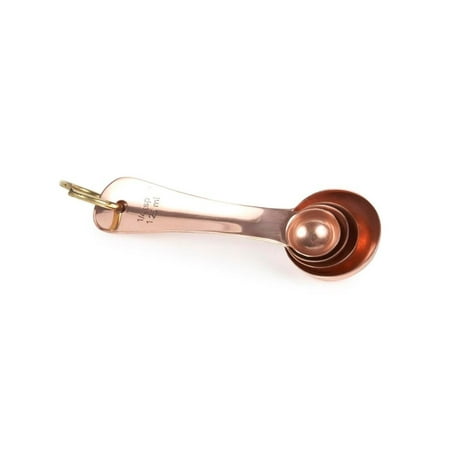 - Core Home Copper-Plated Measuring Spoons Set