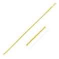 thumbnail image 1 of 3.1mm 14k Yellow Solid Gold Diamond Cut Round Franco Chain Size 24 inches, 1 of 4
