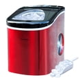 thumbnail image 1 of Frigidaire 26 lbs. Bullet Ice Maker, Countertop Ice Machine with LED Controls, Red Stainless Steel, 1 of 8