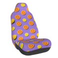 thumbnail image 1 of Wukai Yellow Lemon And Orange Full Set Car Seat Covers with Soft Padding Universal Auto Front Seats Protector and Cushion Mat, 1 of 5