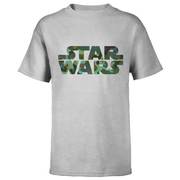 Star Wars Camo Logo - Short Sleeve T-Shirt for Kids - Customized-Athletic Heather