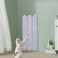 thumbnail image 1 of Rascador de pared para gatos, resistente al desgaste, de fieltro, juguete para afilar , multiusos, vertical, autoadhesivo, para suelo y sofá. gris, 1 of 10