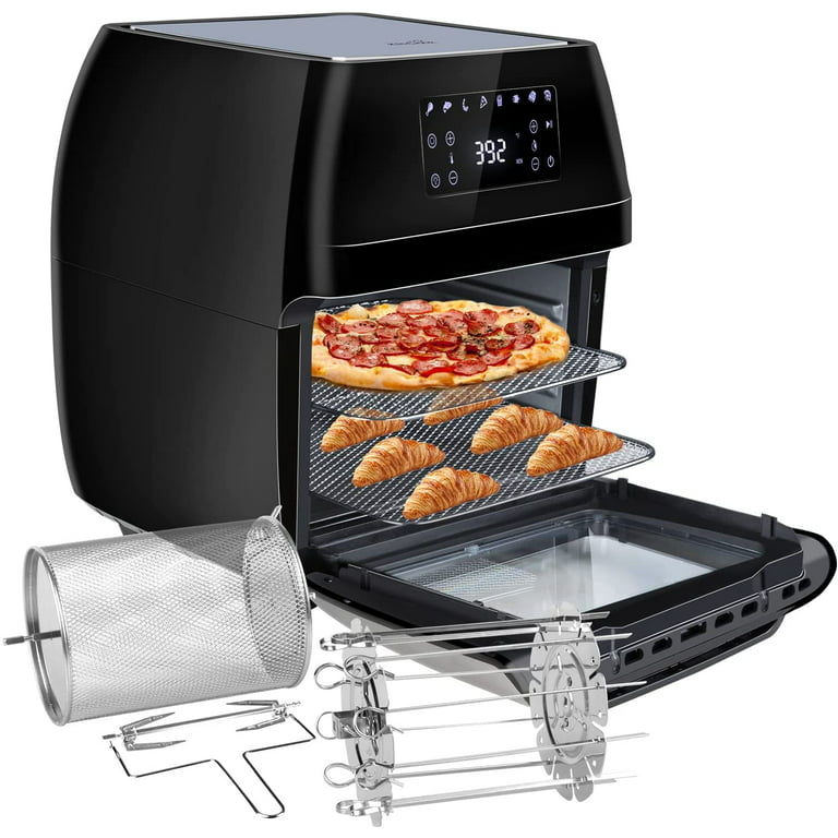 KitCook Air Fryer Oven, 1700W 12.7QT Large AirFryer, 8 Preset Modes, Air  Frier Cookers & Original Recipes Simple Rotisserie, Roast, Broil, Bake,  Reheat & Dehydrate for Kitchen Novice Gift 