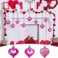 thumbnail image 2 of KCEHTA 24 Pcs Valentine's Day Heart Shaped Ornaments, Hot Pink Heart Ornaments for Christmas Tree, Valentines Day Heart Ornaments, Valentines Heart Hanging Ornaments, Valentines Day Decorations, 2 of 7