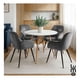 thumbnail image 4 of Set de 2 Sillas Terciopelo con Descansa Brazos para Comedor gris, 4 of 7