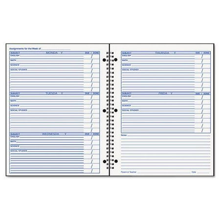 student assignment book 40 weeks 11 x 8 1 2 laminated cover