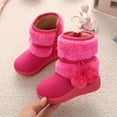 thumbnail image 2 of GOOHOCHY 1 par de botas de nieve para bebé, zapatos de bebé para primeros pasos de invierno, 2 of 8