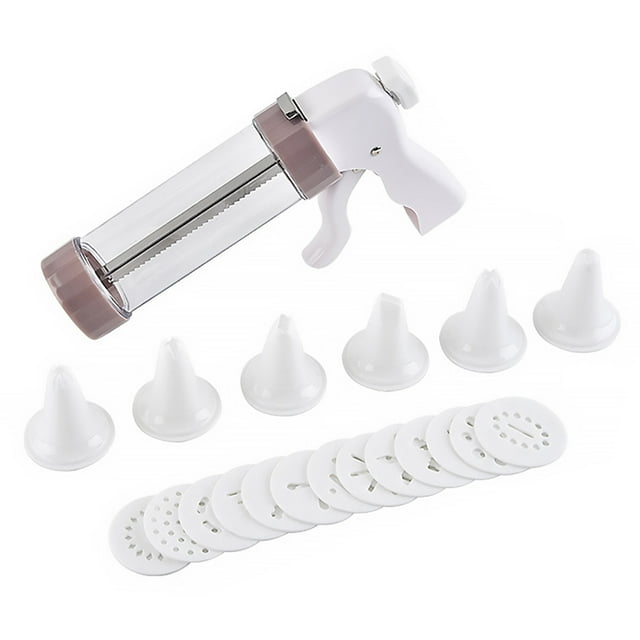 facefd Machine à Biscuits DIY Machine à Biscuits Presse à Biscuits Ensemble de Presse à Biscuits avec Tampon et Buses Outil de Boulangerie Maison
