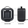 thumbnail image 3 of EUDIDV Portable Room Heater Portable Heater Fan Thermostat Heater Fan Space Heater Warm Heater Electric Heater, 3 of 7