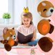 thumbnail image 5 of Juguetes, Peluches, Peluches, Mapache que respira, Mapache rojo, Juguete musical para educación temprana, Oso musical ligero y rítmico, Oso de peluche, 5 of 9