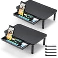 thumbnail image 1 of Monitor Stand for Desk Height Adjustable Computer Monitor Riser with Storage Drawer for Desk Wood Computer Monitor Stand for Office and Home Ergonomic Desk Stand for Computer Printe, 1 of 7