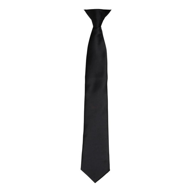 Premier Colours Mens Satin Clip Tie