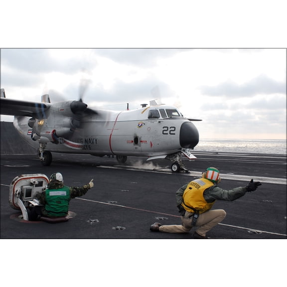 24"x36" Gallery Poster, C-2A Greyhound (VRC) 30 USS Ronald Reagan (CVN 76) p2