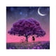 thumbnail image 1 of Pintura de diamantes para niña, cubo mágico DIY bajo el árbol de la luna, pintura de diamantes redonda con paisaje para sala de estar (sin marco), 1 of 5
