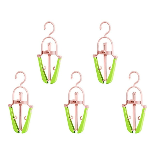 Travel Folding Hangers Multi Functional, Compact Clothes Hanger for Luggage, Non Slip Curved Design for Protection, Lightweight Portable for Business Trip Hotel