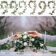 thumbnail image 3 of Enredadera de rosas, planta artificial, flor artificial, decoración de boda, decoración del hogar, enredadera de flores artificiales (190 cm E ER, 3 of 5