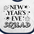 thumbnail image 4 of Inktastic New Year's Eve Squad with Stars in Black Boys or Girls Baby Bib, 4 of 4