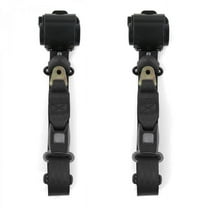 Chevy Truck 1973-1987 Standard 3 Point Black Retractable Bucket Seat Belt Kit - 2 Belts