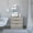 Gray, variant on Dressers Kaia 3 Drawers Dresser, Superior Top -Light Gray,Chests Of Drawers