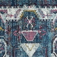thumbnail image 5 of LR Home Traditional Eclectic Oriental Area Rug, 5' x 7' 6", Blue / White, 5 of 8