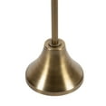 thumbnail image 3 of Kate and Laurel Sanzo Modern Round Pedestal Side Table, 15 x 15 x 24, Gold, Decorative End Table with Hammered Tabletop for Use as a Bedroom Nightstand or Living Room Accent, 3 of 7
