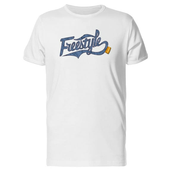 Freestyle Cool Grunge Quote T-Shirt Men -Image by Shutterstock, Male 4X-Large
