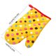 thumbnail image 4 of Ounissouiy Guantes resistentes al deslizamiento para altas temperaturas, guantes de mano para horno microondas, guantes de algodón resistentes al desgaste Cocina y Comedor Puntos grandes amarillos Ounissouiy HA063608-04B, 4 of 6