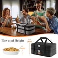 thumbnail image 4 of Soporte de metal Lifewit con doble aislamiento, 40 x 25 x 13 cm, negro, 4 of 8