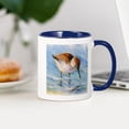 thumbnail image 3 of CafePress - Wading Sandpiper Mugs - 11 oz Ceramic Mug - Novelty Coffee Tea Cup, 3 of 4