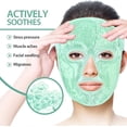thumbnail image 2 of BRILLAR Máscara de ojos de gel refrescante - Reduce la hinchazón y las ojeras - Compresa fría para mujeres (verde), 2 of 5
