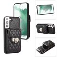 thumbnail image 1 of Leather Case for Samsung Galaxy S24 5G Wallet Cover with Credit Card Holder Shoulder Crossbody Strap Long Lanyard, 1 of 5