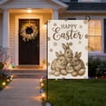 thumbnail image 4 of Yhmxh Happy Easter Garden Flag, Easter Egg Bunny Garden Flag Easter Garden Flags 12x18 Inch Double SidedFarmhouse Garden Flags Easter Yard Flag Easter Decorations Outdoor Decor, 4 of 6